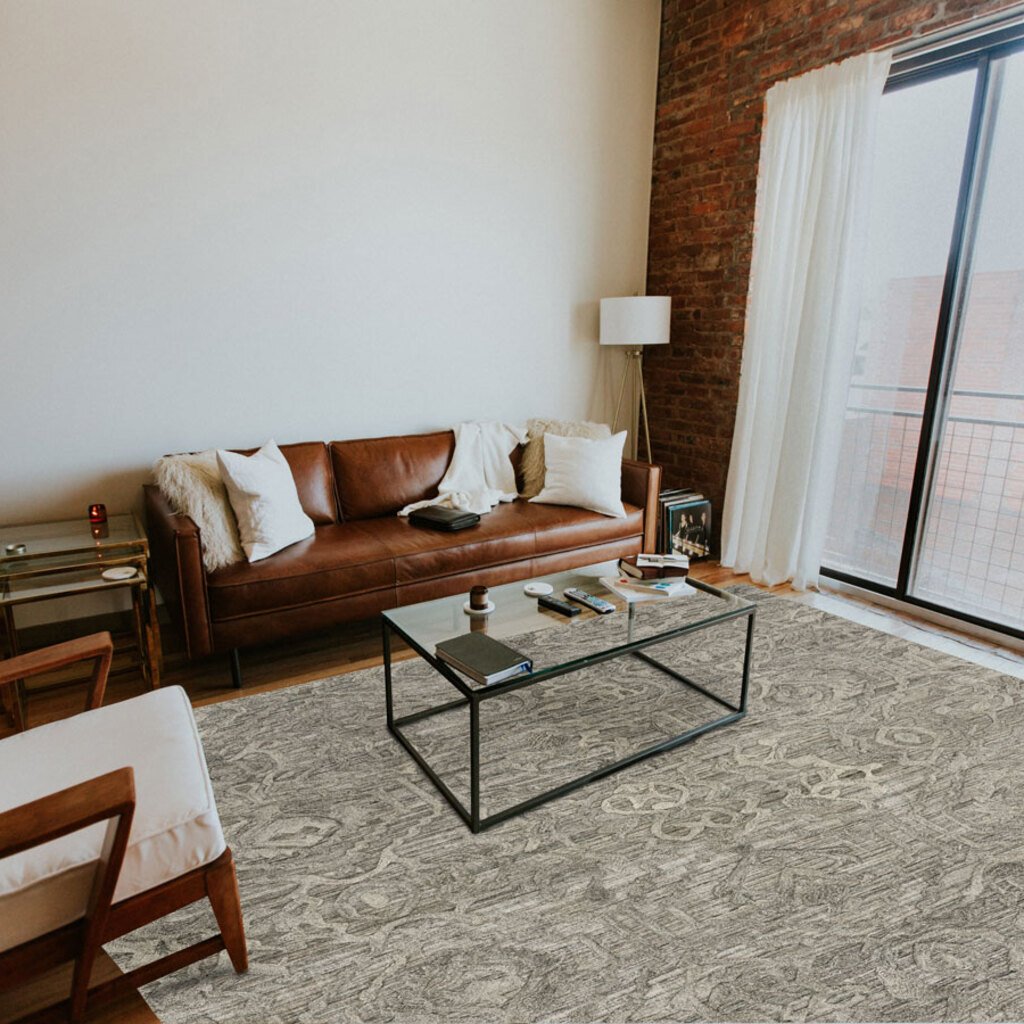 Cambria Fog Hand Loomed Area Rug Rectangle image