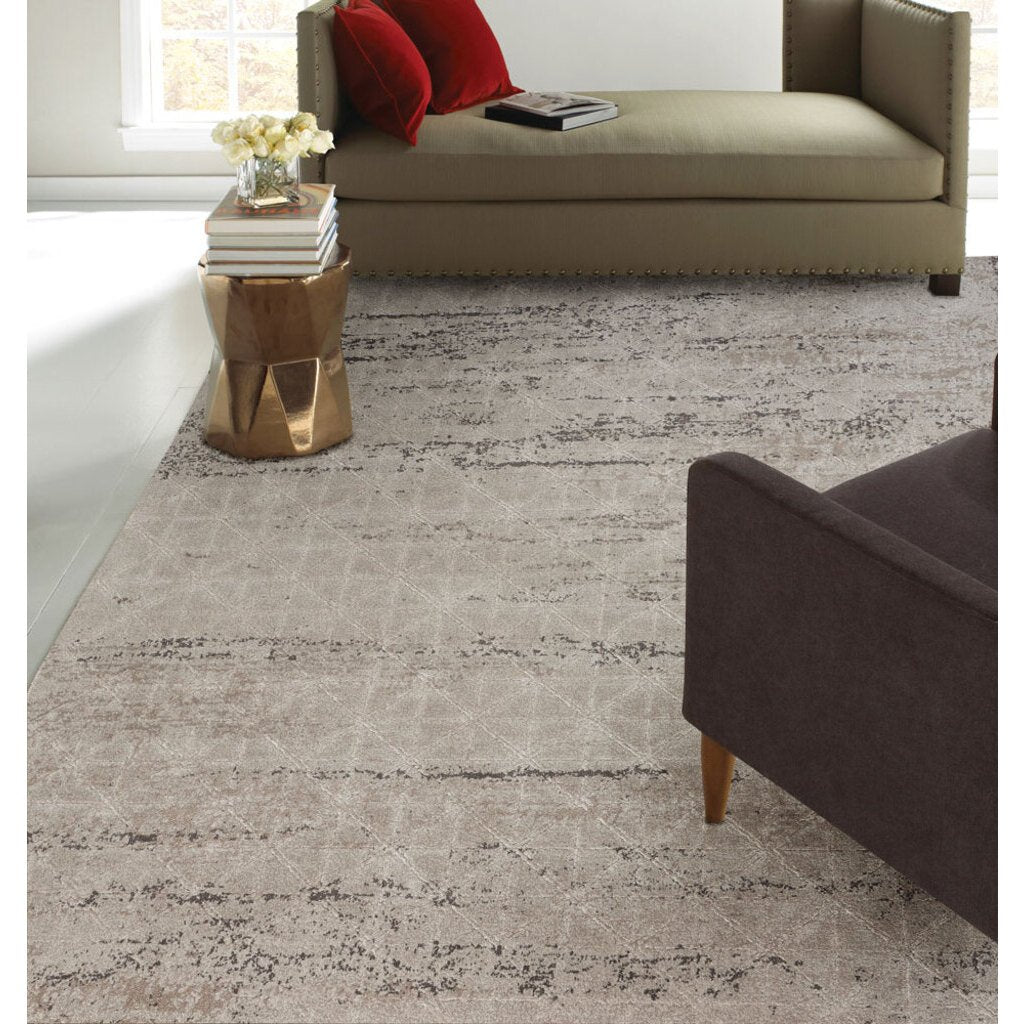 Reece-Lattice Driftwood Machine Woven Rug Rectangle image