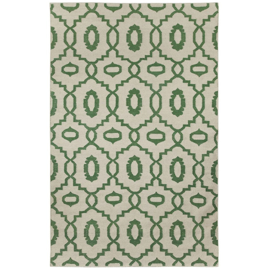 Moor Emerald Flat Woven Rug Rectangle image