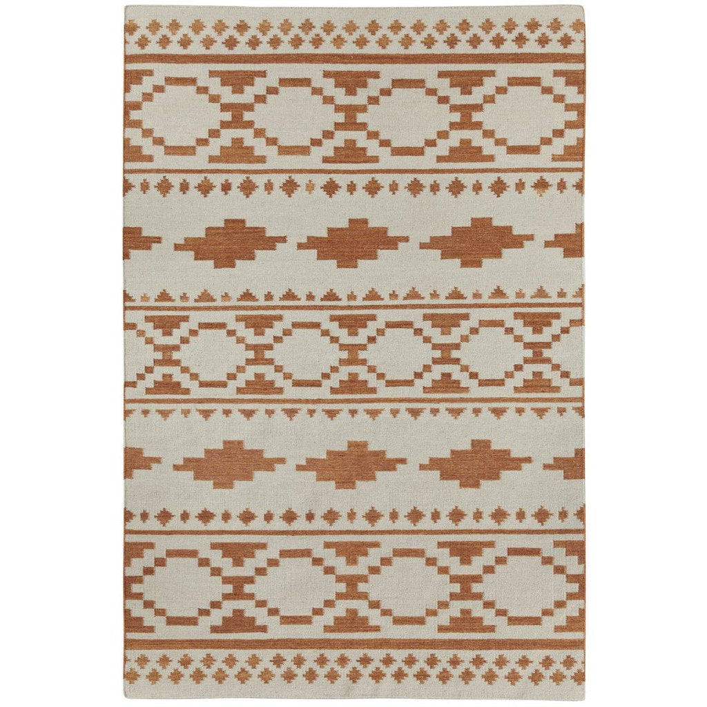 Tribe Persimmon Flat Woven Rug Rectangle image