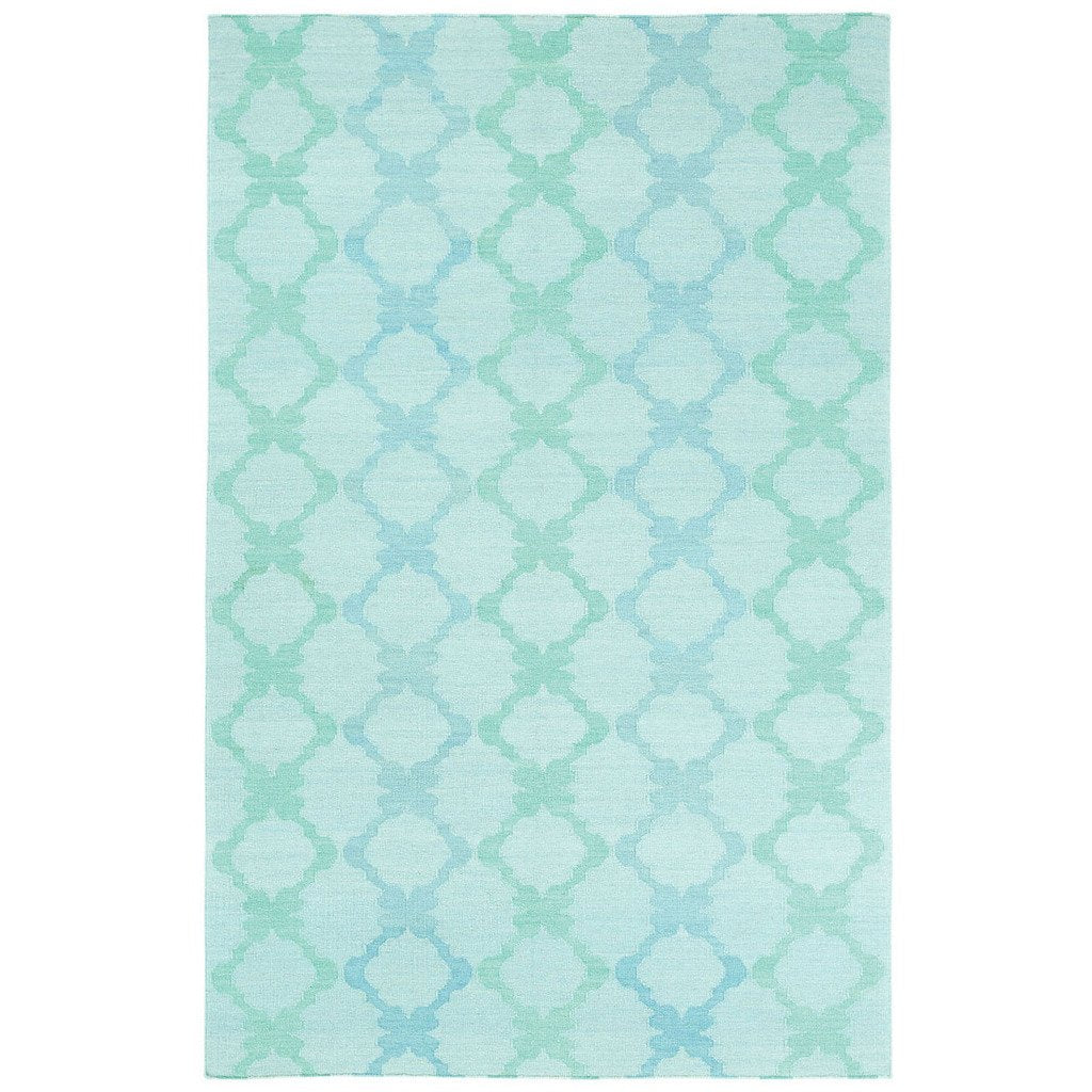 Riviera Mint Flat Woven Rug Rectangle image