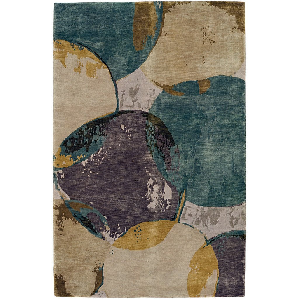 Phantom-Mirage Mist Hand Knotted Rug Rectangle image