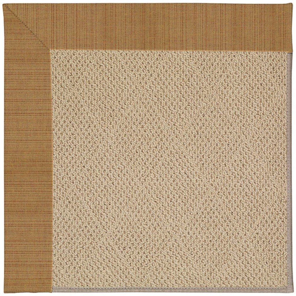 Creative Concepts-Cane Wicker Dupione Caramel Machine Tufted Rug Rectangle image