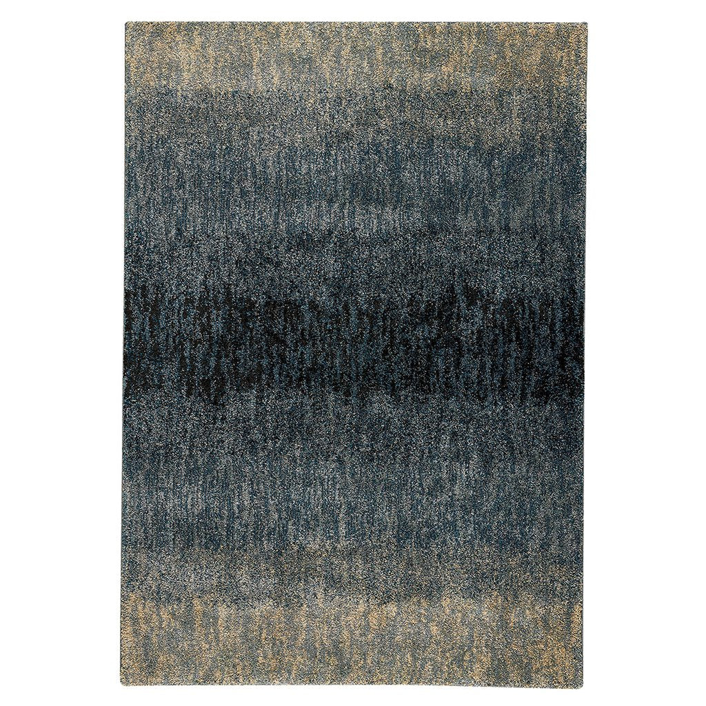 Tresillo Indigo Machine Woven Rug Rectangle image