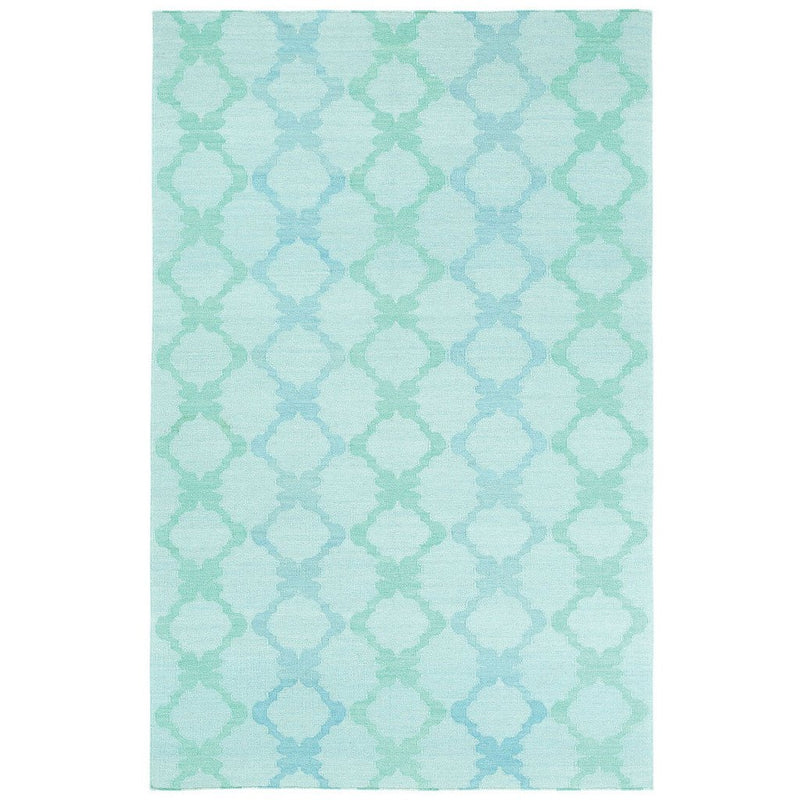 Riviera Mint Flat Woven Rug Rectangle image