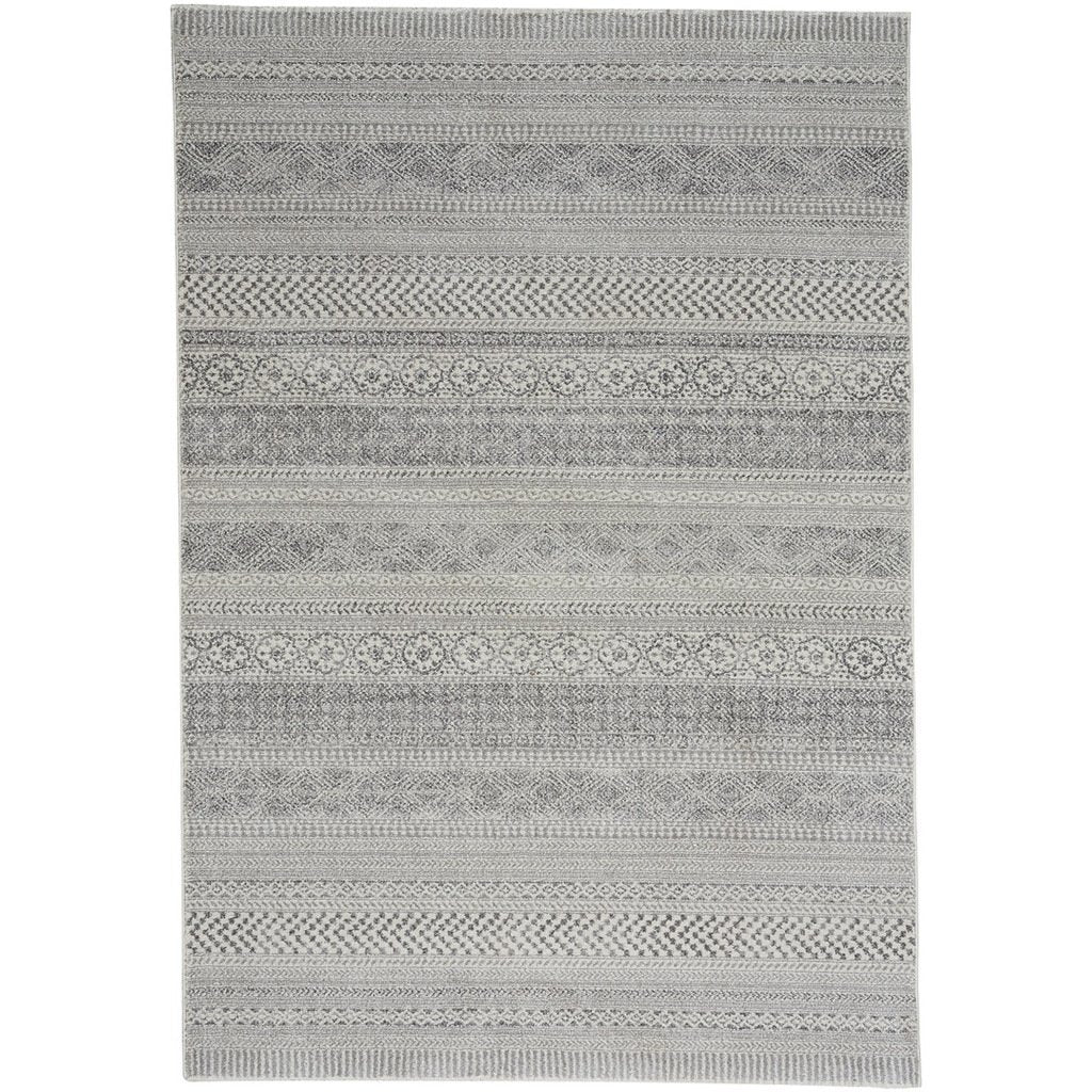 Quarry Silver Machine Woven Rug Rectangle image